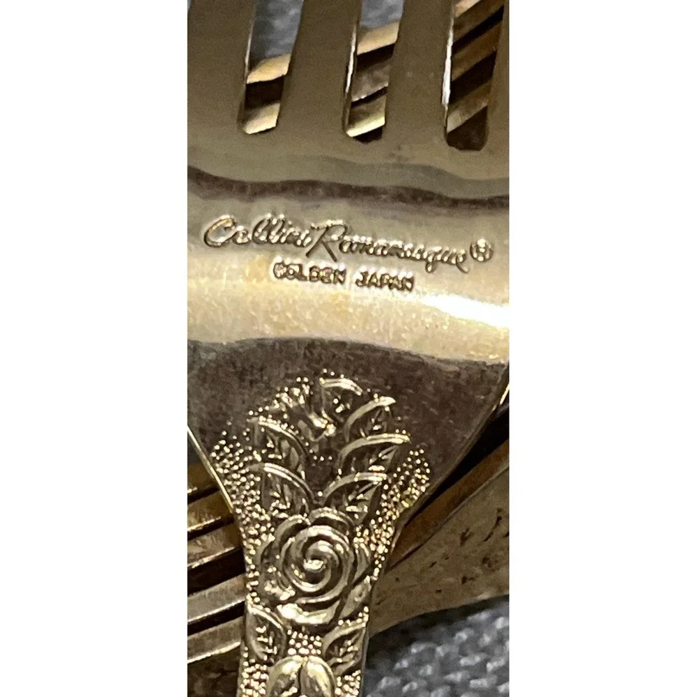 Vtg CELLINI ROMANESQUE Set of 8 Flatware 1 Pc MISSING W/ Butter Sugar Spoon Case